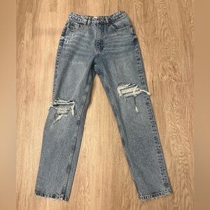 Zara Blue Straight Leg Jeans